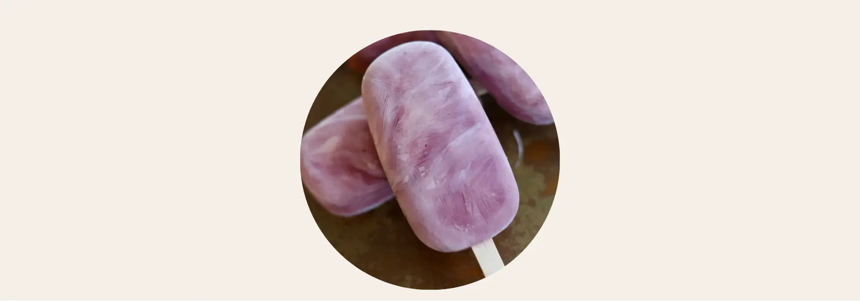 Popsicles made with yogurt and NOORA Clarity